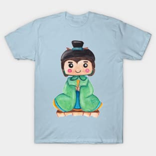 Watercolor - Japanese boy T-Shirt